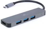 Cablexpert GEMBIRD Multi Port Adapter USB Type C