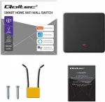 QOLTEC Smart Light switch WiFi 1Gang Timer Tuya