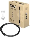 Club 3D CAC-1523 USB 3.1 Gen 2 USB-C til USB-A 60W Kabel Sort