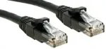 Lindy Premium - Patch-Kabel - RJ-45 (M) - RJ-45 (M) - 1,0m - UTP - CAT 6 - glatt, halogenfrei - Schwarz (45432)