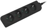UPS LANBERG | Power strip 1m 4x outlets for system | PS0-04E-0100-IEC-BK | Sockets quantity 4