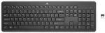 Klaviatuur Hp 230/Bezdr&aacute;tov&eacute; USB/CZ layout/Čern&aacute;