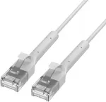 Extralink LAN PATCHCORD CAT.6A U/FTP 2M 1GBIT BENDABLE BOOTED FOILED TWISTED PAIR BARE COPPER WHITE