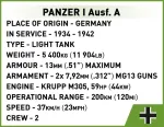 Cobi Klocki COBI Renault R35 - Valentine IX - Panzer I, construction toy scale 1:48