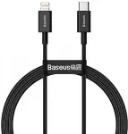 BASEUS Type-C - Lightning Superior Series kiire laadimise andmesidekaabel, PD 20W, 1m, Black (CATLYS-A01)
