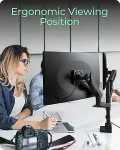 ICY BOX Monitorst&auml;nder IcyBox 2 Monitore bis zu 57"/27kg Tischmontag