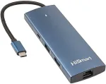NONAME Adapter USB Type-C to HDMI, LAN, 3x USB Type-A, 1x USB Type-C, PD100W, SD+TF