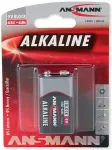 ANSMANN 1 Alkaline 9V block red-line