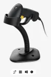 Inateck BCST-33 Black 1D Barcode Scanner, kabelgebunden, USB