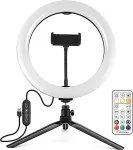 Noname LED Ring Lamp 26cm With Tripod 8.3cm, Phone Clamp, USB