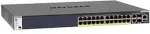 NETGEAR ProSAFE M4300-28G-PoE+ - Switch - L3 - verwaltet - 2 x 10/100/1000/10000 + 2 x 10 Gigabit SFP+ + 24 x 10/100/1000 (PoE+) - an Rack montierbar - PoE+ (GSM4328PB-100NES)