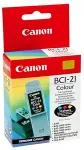 Tooner Canon - Gelb, Cyan, Magenta - original - Tintenpatrone - f&uuml;r BJC-21XX, FAX B215, FAXPHONE B740, MultiPASS C2500, C50, C555, C70, C75, C755, C80, S100