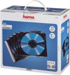 Toorikud HAMA 1x100 Slim CD Jewel Case black 51270