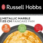 Russell Hobbs RH028521EU7 Metallic Marble 25 cm Pancake Pan