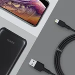 Aukey CB-AL05 lightning cable 1 m Black