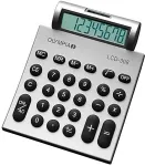 Olympia Taschenrechner LCD-308 silber
