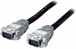 EQUIP VGA Kabel 1920x1080/60Hz Erweit. St/Bu 3.00m schwarz Polybeutel