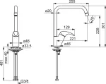 No name KITCHEN FAUCET 1438F POLARA