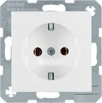 BERKER 4743 89 89 Schuko-Steckdose pws gl&auml;nzend