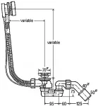 Viega Vonios sifonas BCC Simpex 595678