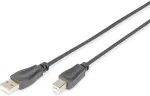 Digitus USB 2.0 Anschlusskabel Typ A -B St/St 5.0m, sw
