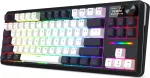 Klaviatuur Redragon K746WB-RGB-PRO keyboard USB + RF Wireless + Bluetooth Black