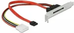 DeLOCK Slotblech mit 1 x SATA 22 Pin Stecker extern