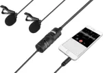 Boya mikrofon BY-M1DM Dual Lavalier