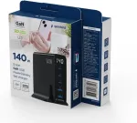 GEMBIRD 5-port 140 W GaN USB fast charg