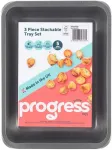 PROGRESS BW14452 3 Piece Stackable Tray Set