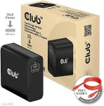 Club 3D CLUB3D Travel Charger 140 Watt GaN technology, Single port USB Type-C, Power Delivery(PD) 3.1 Support