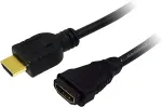LOGILINK High Speed with Ethernet - Video-/Audio-/Netzwerkverl&auml;ngerungskabel - HDMI - HDMI, 19-polig (M) - HDMI, 19-polig (W) - 5 m (CH0058)
