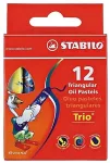 STABILO &otilde;lipastell, Trio, 12 v&auml;rvi