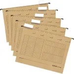 Herlitz 5874458 H&auml;ngeordner A4 Pappe Braun 5 St&uuml;ck(e) (5874458)