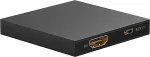 Goobay HDMI Splitter 1 to 2 (4K @ 30 Hz), black - splits 1x HDMI input signal into 2x HDMI output