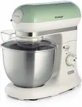 Ariete 1588 Vintage Mixer, Planetary Mixer for bread, pizza, cakes and pastries,5.5 L Capacity, 7 speeds, 2400 Watts, Pastel Green