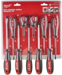 MILWAUKEE SCREWDRIVER SET 10pcs. (PH&PZ&SL)
