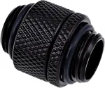 Alphacool Eiszapfen double nipple 1/4", black - 17244