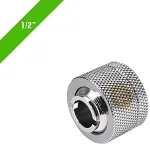 Thermaltake K Pacific 1/2" ID x 5/8" OD Compression - Chrome