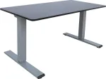 Home4you T&ouml;&ouml;laud ERGO OPTIMAL 2-mootoriga 140x80xH62-127cm, must/h&otilde;behall