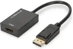 Assmann DIGITUS DisplayPort Adapter DPort -> HDMI St/Bu 0,2m aktiv