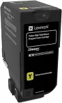 Tooner LEXMARK - Hohe Ergiebigkeit - Gelb - Original - Tonerpatrone LCCP, LRP - f&uuml;r Lexmark CX725de, CX725dhe, CX725dthe (84C2HY0)