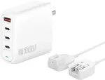 4Smarts Seinalaadija Flex Pro 100W 3xUSB-C + 1xUSB-A Travel Edition White