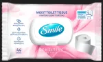 Smile Niiske tualettpaber Sensitive t&auml;iskasvanutele, 44tk