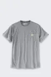 Carhartt Koszulka Force Mid Pocket Heather Grey
