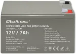 NONAME Qoltec 53076 AGM battery | 12V | 7Ah | Security