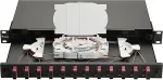EQUIP LWL-Splei&szlig;kasten 12-Port SC-Duplex OM4 1U komplett sw