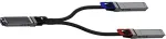 Nvidia - 800GBase Splitter f&uuml;r direkten Anschluss - OSFP (M) zu OSFP (M) - 2 m - halogenfrei, passiv, Flattop