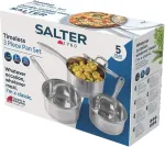 Salter BW06734EU7 Timeless Collection 3-Piece Pan Set