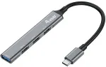 EQUIP 4-Port USB-C3.2-Hub->3xUSB-A 2.0/1xUSB-A3.0 5Gbps